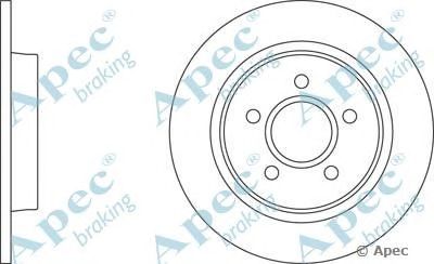 APEC BRAKING dsk2232 -  Тормозной диск